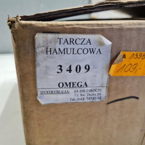 OPEL OMEGA A TARCZE HAMULCOWE KOMPLET