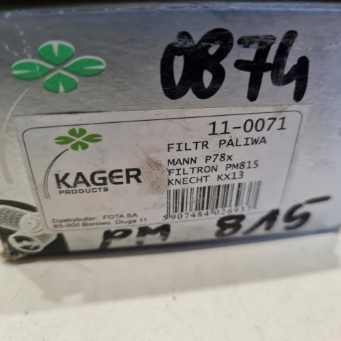 PEUGEOT J7 J9 RENAULT MASTER I TRAFIC FILTR OLEJU KAGER 11-0071