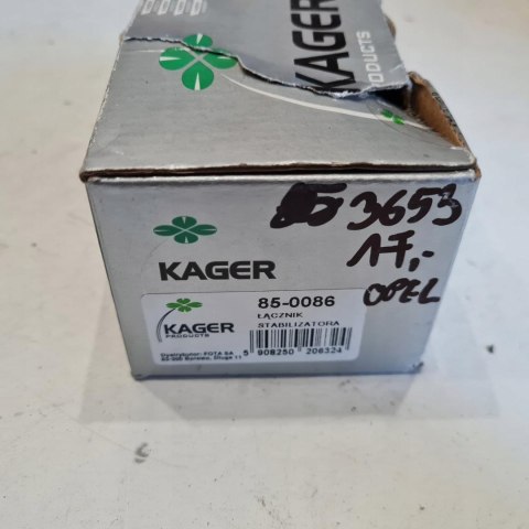 OPEL ASTRA F VECTRA A ŁĄCZNIK DRĄŻKA STABILIZATORA KAGER 85-0086 OPEL ASTRA F VECTRA A ŁĄCZNIK DRĄŻKA STABILIZATORA KAGER 85-0086