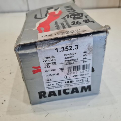 CITROEN EVASION JUMPY KLOCKI HAMULCOWE RAICAM 1.352.3 CITROEN EVASION JUMPY KLOCKI HAMULCOWE RAICAM 1.352.3
