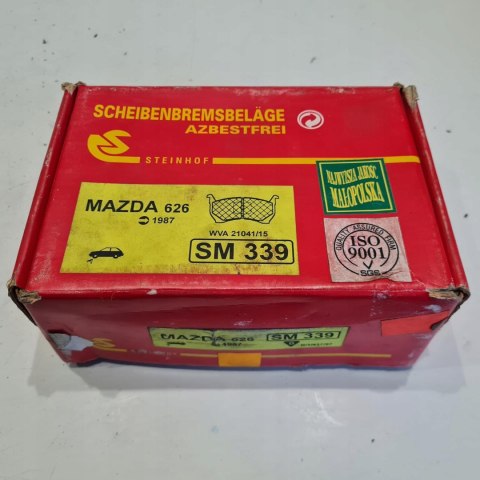 MAZDA 626 GD KLOCKI HAMULCOWE STEINHOF SM 339 MAZDA 626 GD KLOCKI HAMULCOWE STEINHOF SM 339