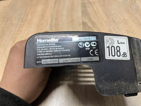 HOMELITE HLT26CD OSŁONA OBUDOWA POKRYWA HOMELITE HLT26CD OSŁONA OBUDOWA POKRYWA