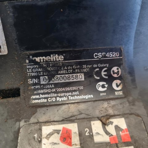 HOMELITE CSP 4520 KARTER OBUDOWA SILNIKA ZBIORNIK DŹWIGNIA HAMULCA HOMELITE CSP 4520 KARTER OBUDOWA SILNIKA ZBIORNIK DŹWIGNIA HAMULCA