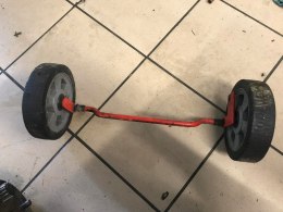 ROVER TURBO THRUST 5.5HP OŚ OŚKA KOŁA KÓŁKA KPL