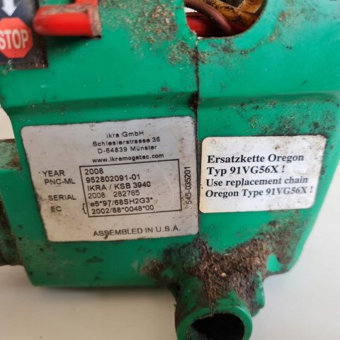 IKRA KSB 3940 KARTER OBUDOWA SILNIKA ZBIORNIK IKRA KSB 3940 KARTER OBUDOWA SILNIKA ZBIORNIK