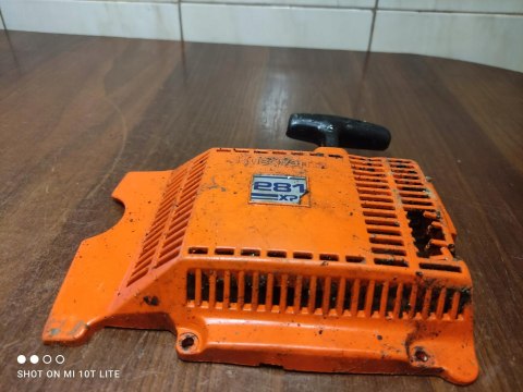 HUSQVARNA 281 288 XP STARTER ROZRUSZNIK OBUDOWA HUSQVARNA 281 288 XP STARTER ROZRUSZNIK OBUDOWA
