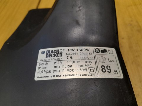 BLACK DECKER PW 1500 W OSŁONA OBUDOWA KORPUS BLACK DECKER PW 1500 W OSŁONA OBUDOWA KORPUS