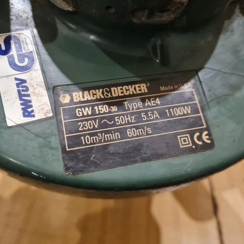 BLACK&DECKER GW 150 OSŁONA OBUDOWA RĘKOJEŚĆ KORPUS BLACK&DECKER GW 150 OSŁONA OBUDOWA RĘKOJEŚĆ KORPUS