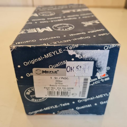 BMW 5 E34 OPEL OMEGA B 2.5 TDS FILTR OLEJU MEYLE 3141140008