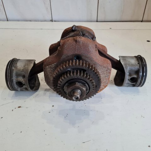 YAMAHA XV 750 VIRAGO WAŁ KORBOWY KORBOWODY TŁOKI KOMPLET BEZ LUZÓW !