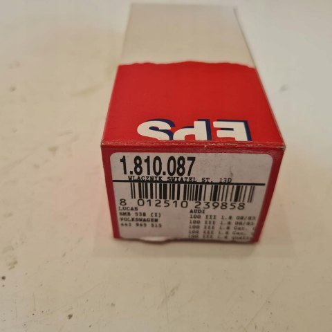 AUDI A4 B5 A6 C5 WŁĄCZNIK ŚWIATEŁ STOP EPS 1.810.087 AUDI A4 B5 A6 C5 WŁĄCZNIK ŚWIATEŁ STOP EPS 1.810.087
