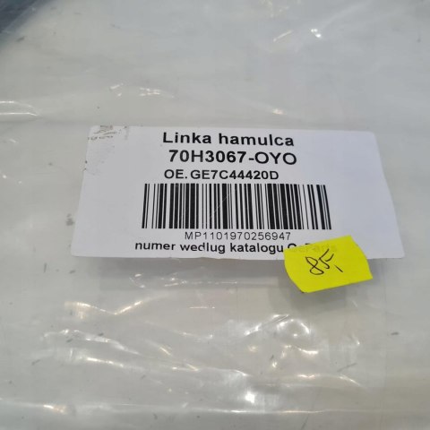 MAZDA 323 BJ LINKA HAMULCA RĘCZNEGO LEWA 70H3067-OYO MAZDA 323 BJ LINKA HAMULCA RĘCZNEGO LEWA 70H3067-OYO