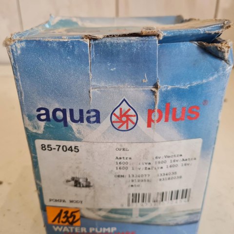 OPEL ASTRA G VECTRA B C ZAFIRA A B 1.4 1.6 16V POMPA WODY 85-7045 OPEL ASTRA G VECTRA B C ZAFIRA A B 1.4 1.6 16V POMPA WODY 85-7045