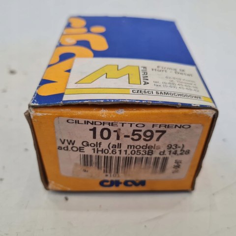 AUDI 80 B2 VW GOLF I II JETTA I II CYLINDEREK HAMULCOWY CIFAM 101-597 AUDI 80 B2 VW GOLF I II JETTA I II CYLINDEREK HAMULCOWY CIFAM 101-597