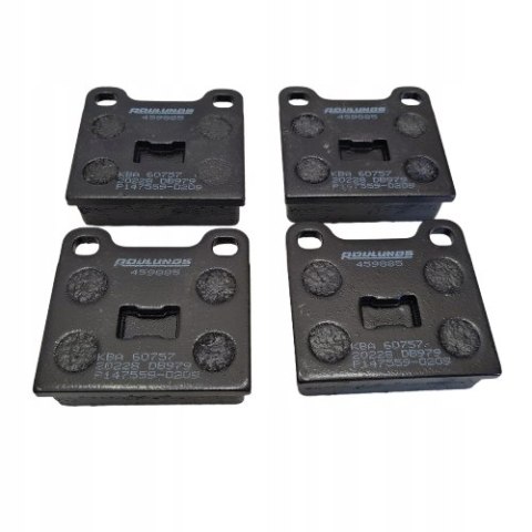 AUDI 80 B2 VW GOLF I JETTA I KLOCKI HAMULCOWE ROULUNDS 459885 AUDI 80 B2 VW GOLF I JETTA I KLOCKI HAMULCOWE ROULUNDS 459885