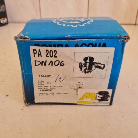 CITROEN C15 1.1 PEUGEOT 309 1.3 POMPA WODY PA202 CITROEN C15 1.1 PEUGEOT 309 1.3 POMPA WODY PA202