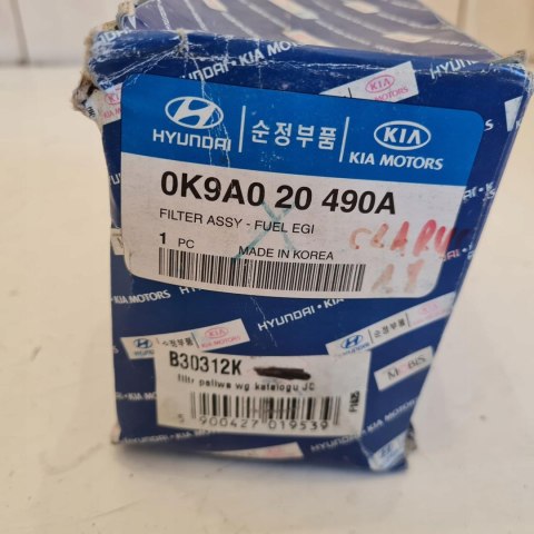 KIA CLARUS 1.8 2.0 16V FILTR PALIWA OEM 0K9A020490A KIA CLARUS 1.8 2.0 16V FILTR PALIWA OEM 0K9A020490A