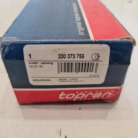 OPEL COMBO CORSA B TIGRA DRĄŻEK KIEROWNICZY TOPRAN 200 373 755 OPEL COMBO CORSA B TIGRA DRĄŻEK KIEROWNICZY TOPRAN 200 373 755