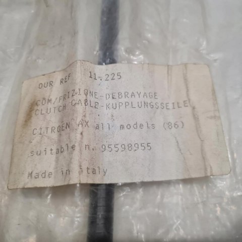 CITROEN AX 86-98 LINKA SPRZĘGŁA COFLE 11.225 CITROEN AX 86-98 LINKA SPRZĘGŁA COFLE 11.225