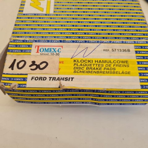 FORD TRANSIT KLOCKI HAMULCOWE KOMPLET TOMEX-C 10-30 FORD TRANSIT KLOCKI HAMULCOWE KOMPLET TOMEX-C 10-30