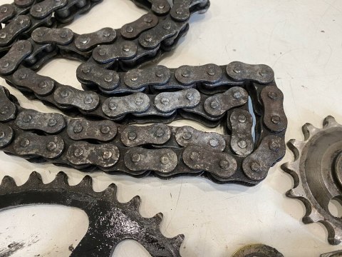 KAWASAKI GPZ 1100 UNI-TRAK U.T. UNITRAK TOP GUN NAPĘD ŁAŃCUCH ZĘBATKI KPL