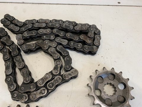 KAWASAKI GPZ 1100 UNI-TRAK U.T. UNITRAK TOP GUN NAPĘD ŁAŃCUCH ZĘBATKI KPL