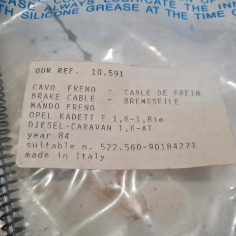 OPEL KADETT E KOMBI LINKA HAMULCA RĘCZNEGO COFLE 10.591