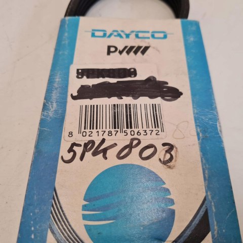 ALFA ROMEO 155 1.7 1.8 2.0 T.S PASEK KLINOWY DAYCO 5PK803 ALFA ROMEO 155 1.7 1.8 2.0 T.S PASEK KLINOWY DAYCO 5PK803