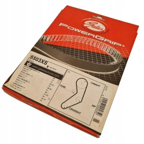 FIAT BRAVO BRAVA STILO PUNTO DOBLO PASEK ROZRZĄDU GATES 5503XS FIAT BRAVO BRAVA STILO PUNTO DOBLO PASEK ROZRZĄDU GATES 5503XS