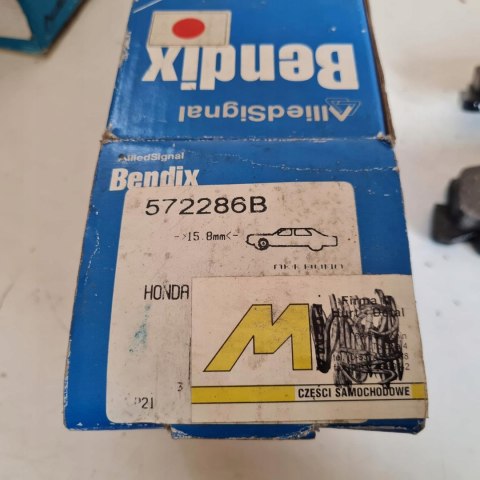 HONDA CIVIC II KLOCKI HAMULCOWE KPL BENDIX 572286B HONDA CIVIC II KLOCKI HAMULCOWE KPL BENDIX 572286B