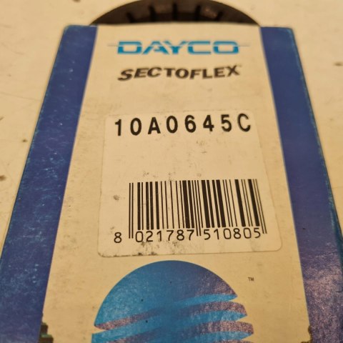 PEUGEOT 205 405 504 J7 J9 PASEK KLINOWY DAYCO 10A0645C PEUGEOT 205 405 504 J7 J9 PASEK KLINOWY DAYCO 10A0645C