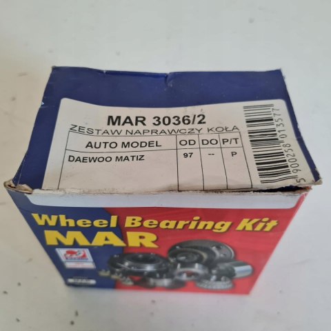 DAEWOO MATIZ ŁOŻYSKO KOŁA PRZÓD MAR 3036/2 DAEWOO MATIZ ŁOŻYSKO KOŁA PRZÓD MAR 3036/2