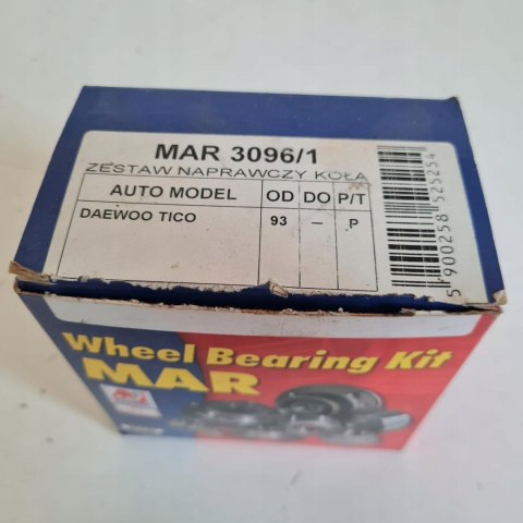 DAEWOO TICO ŁOŻYSKO KOŁA PRZÓD MAR 3096/1 DAEWOO TICO ŁOŻYSKO KOŁA PRZÓD MAR 3096/1