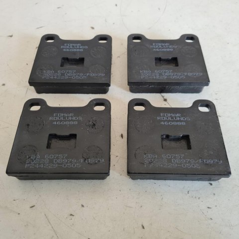 AUDI 80 VW GOLF I JETTA I KLOCKI HAMULCOWE KPL FOMAR FO 460888 AUDI 80 VW GOLF I JETTA I KLOCKI HAMULCOWE KPL FOMAR FO 460888