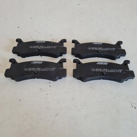 MAZDA 323 BF MX-3 KLOCKI HAMULCOWE KPL JURID 572162J MAZDA 323 BF MX-3 KLOCKI HAMULCOWE KPL JURID 572162J
