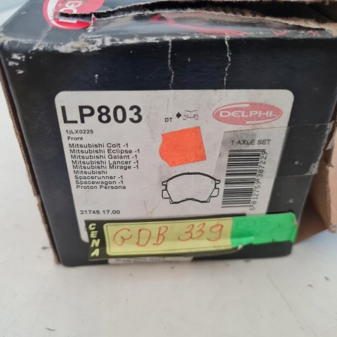 MITSUBISHI ECLIPSE I II LANCER III IV V KLOCKI HAMULCOWE KPL DELPHI LP803 MITSUBISHI ECLIPSE I II LANCER III IV V KLOCKI HAMULCOWE KPL DELPHI LP803