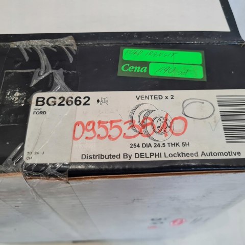 FORD TRANSIT 91-00 TARCZE HAMULCOWE KPL DELPHI BG2662 FORD TRANSIT 91-00 TARCZE HAMULCOWE KPL DELPHI BG2662