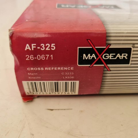 MAZDA 6 GG GH GY 626 V MPV II FILTR POWIETRZA MAXGEAR 26-0671 MAZDA 6 GG GH GY 626 V MPV II FILTR POWIETRZA MAXGEAR 26-0671
