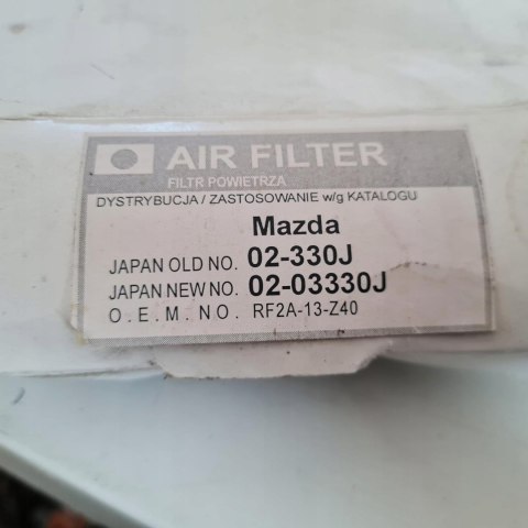 MAZDA 626 V MPV II FILTR POWIETRZA 02-330J MAZDA 626 V MPV II FILTR POWIETRZA 02-330J