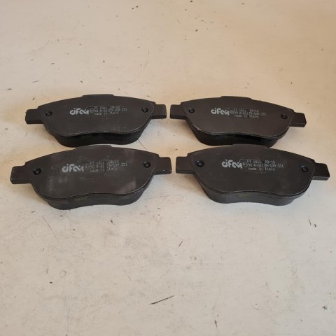 FIAT DOBLO IDEA PEUGEOT 207 307 PARTNER KLOCKI HAMULCOWE CIFAM 822-322-1 FIAT DOBLO IDEA PEUGEOT 207 307 PARTNER KLOCKI HAMULCOWE CIFAM 822-322-1