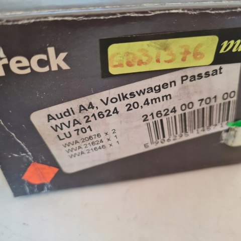 AUDI A4 B5 VW PASSAT B5 KLOCKI HAMULCOWE BRECK 21624 00 701 00 AUDI A4 B5 VW PASSAT B5 KLOCKI HAMULCOWE BRECK 21624 00 701 00