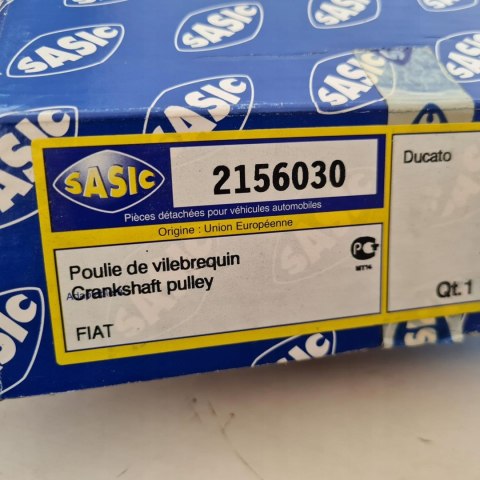 FIAT DUCATO 06- 3.0D KOŁO PASOWE WAŁU SASIC 2156030 FIAT DUCATO 06- 3.0D KOŁO PASOWE WAŁU SASIC 2156030
