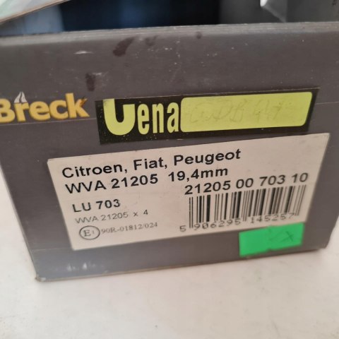 FIAT DUCATO PEUGEOT J5 KLOCKI HAMULCOWE BRECK 21205 00 703 10 FIAT DUCATO PEUGEOT J5 KLOCKI HAMULCOWE BRECK 21205 00 703 10