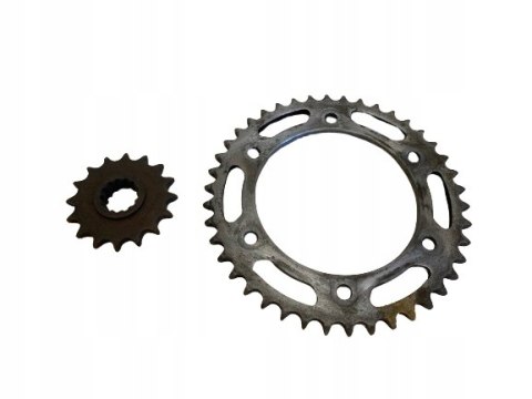 HONDA CBR 929 RR FIREBLADE 00-02 SC44 ZĘBATKI NAPĘDOWE ZĘBATKA PRZÓD TYŁ