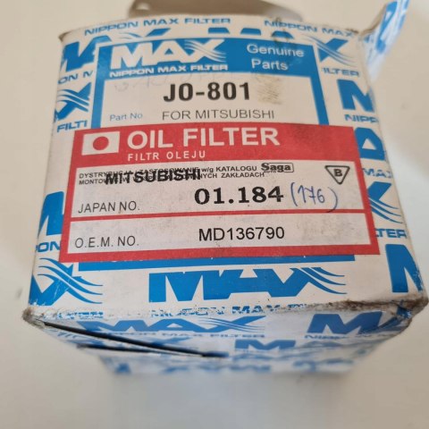 HYUNDAI LANTRA II MATRIX PONY S COUPE FILTR OLEJU NIPPON MAX FILTER 01-184 HYUNDAI LANTRA II MATRIX PONY S COUPE FILTR OLEJU NIPPON MAX FILTER 01-184