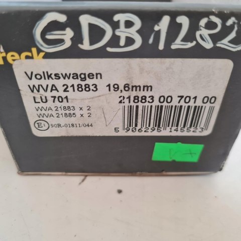 VOLKSWAGEN TRANSPORTER IV KLOCKI HAMULCOWE BRECK 21883 00 701 00 VOLKSWAGEN TRANSPORTER IV KLOCKI HAMULCOWE BRECK 21883 00 701 00