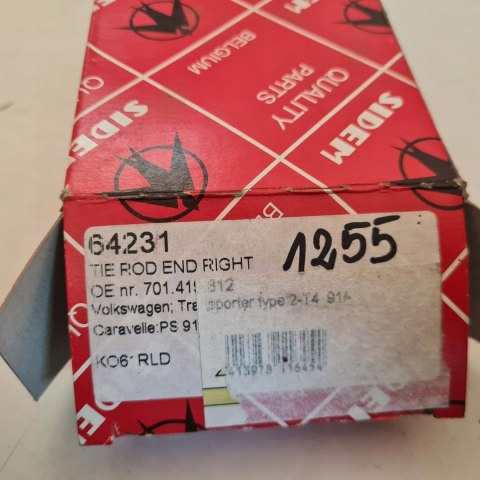 VOLKSWAGEN TRANSPORTER T4 KOŃCÓWKA DRĄŻKA SIDEM 64231