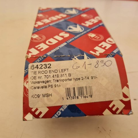 VOLKSWAGEN TRANSPORTER T4 KOŃCÓWKA DRĄŻKA SIDEM 64232