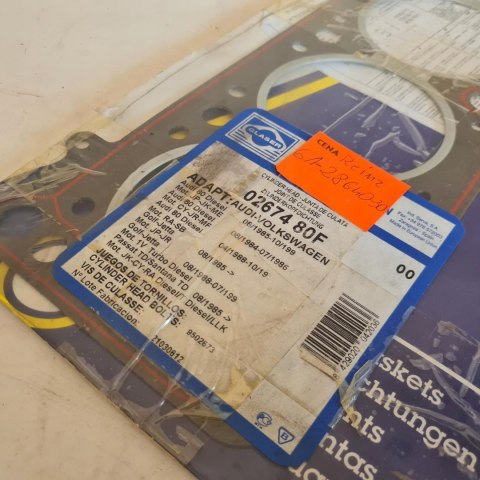 AUDI 80 VOLKSWAGEN GOLF II JETTA II USZCZELKA GŁOWICY GLASER 02674 80F