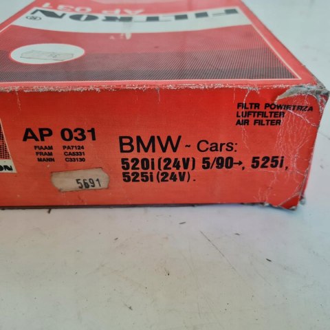 BMW SERIA 5 E34 FILTR POWIETRZA FILTRON AP 031 BMW SERIA 5 E34 FILTR POWIETRZA FILTRON AP 031